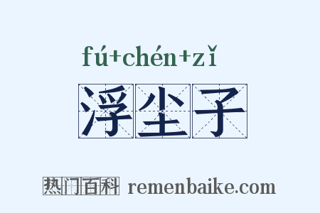 浮尘子是什么意思的图片